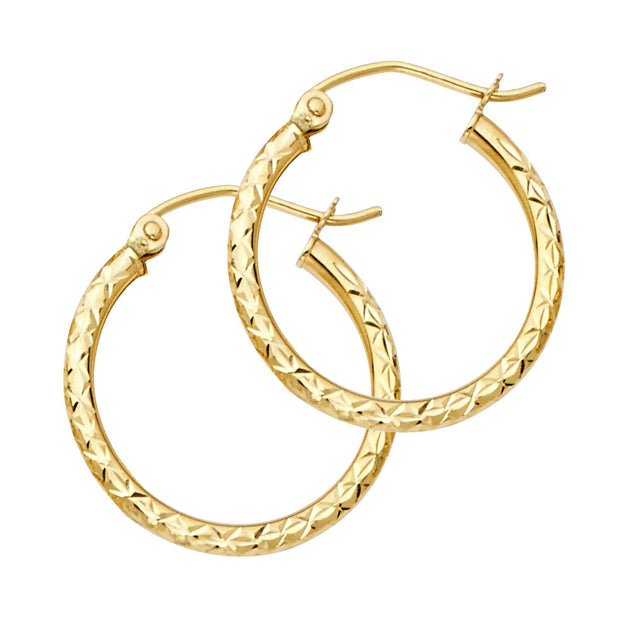 Gold Hoop Earrings – Ioka Jewelry