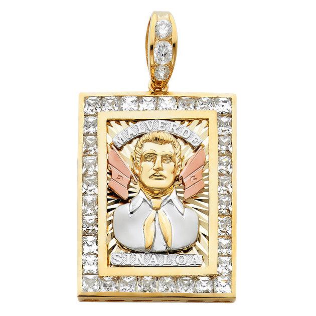 Malverde on sale gold pendant