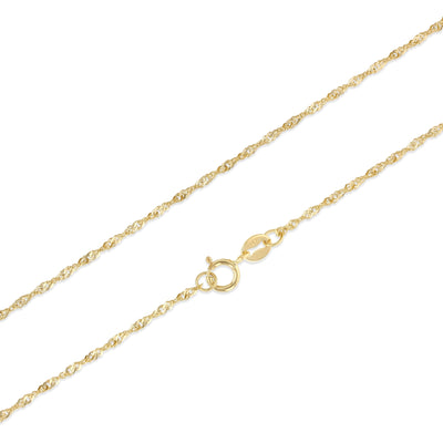 Gold Chains for Pendant Charms or Medals – Ioka Jewelry