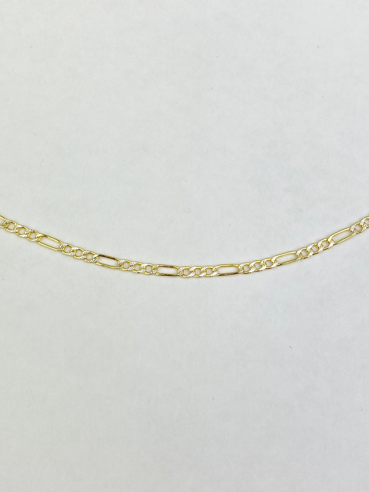Ioka Solid 14K Gold Valentino Chain Necklace