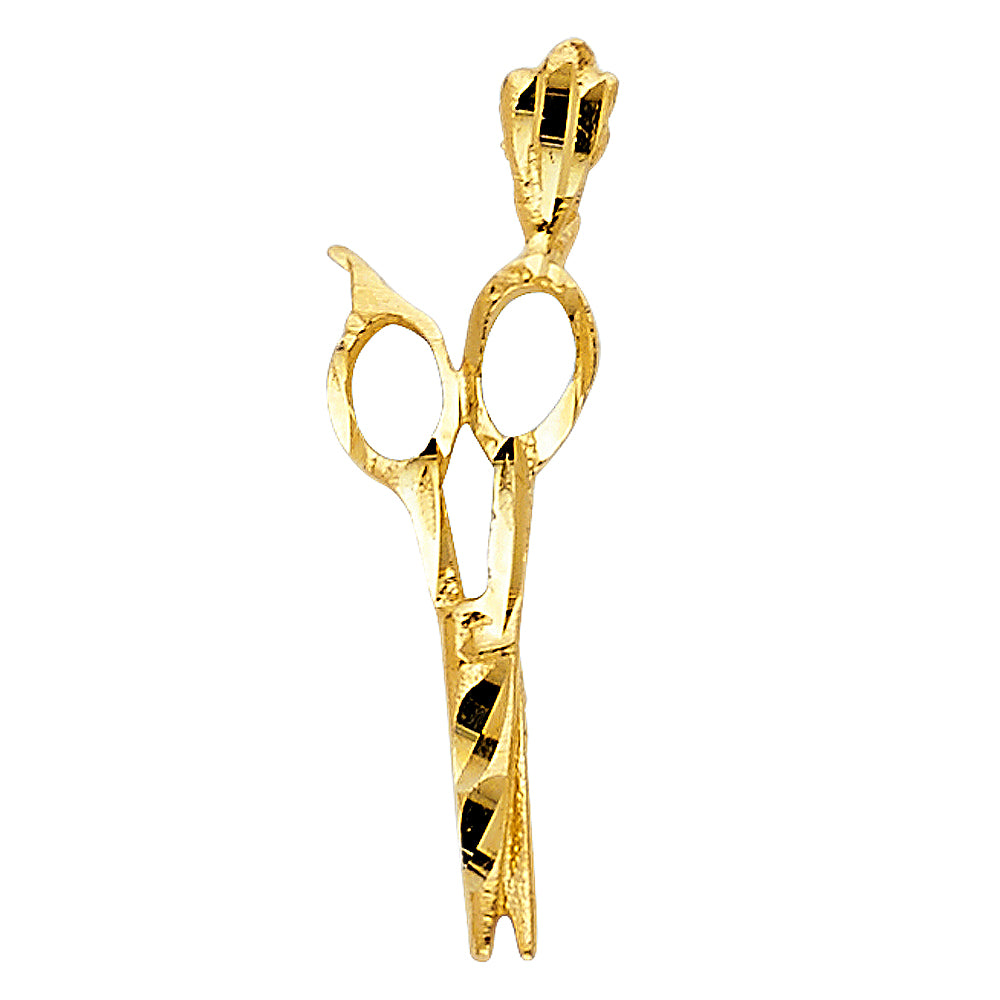 14k Gold Scissors Charm newest Pendant